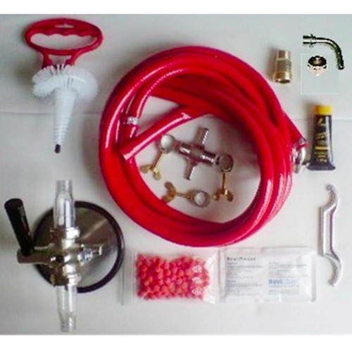 Cleaning set for keg and